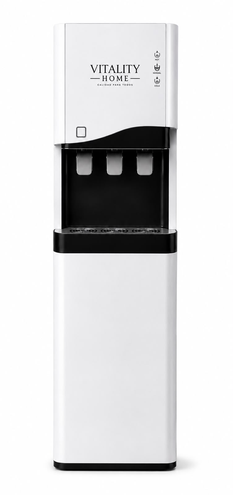 Dispensador de agua purificada VITALITY HOME en oficina